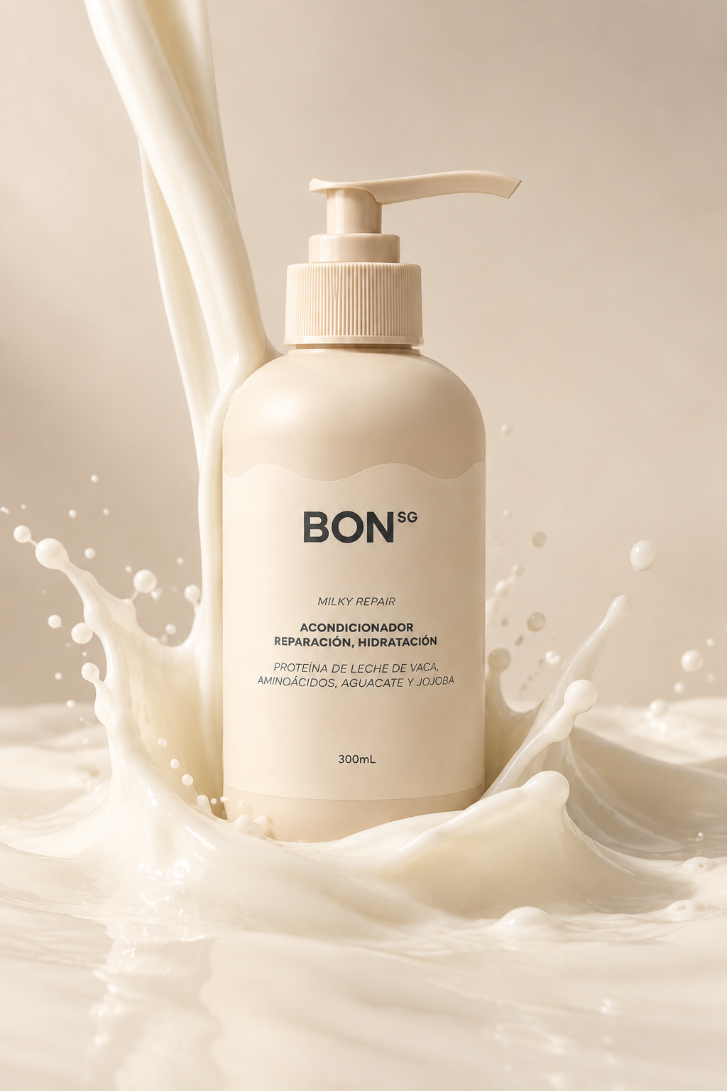Acondicionador Milky Repair con proteína de leche de vaca